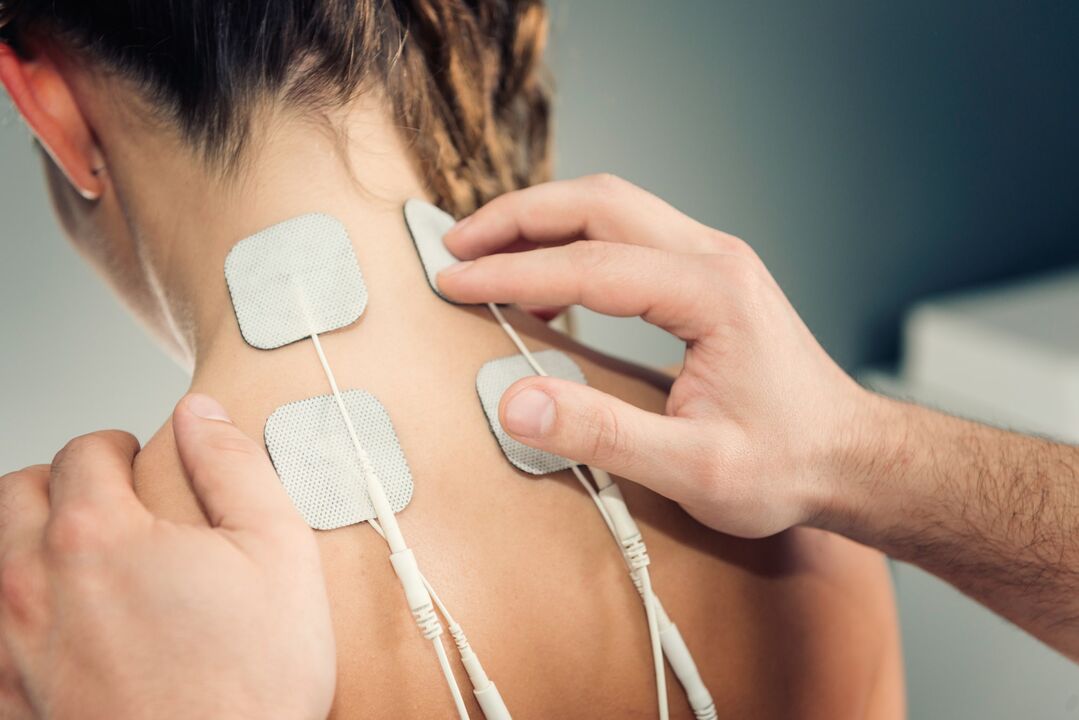 Lepoaren osteokondrosia tratatzeko elektroforesia