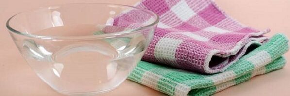 hezetutako eskuoihala konpresetarako zerbikal-osteokondrosirako